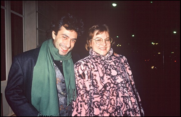 Philippe Berry et Josiane Balasko à L'Etoile à Paris en décembre 1990.