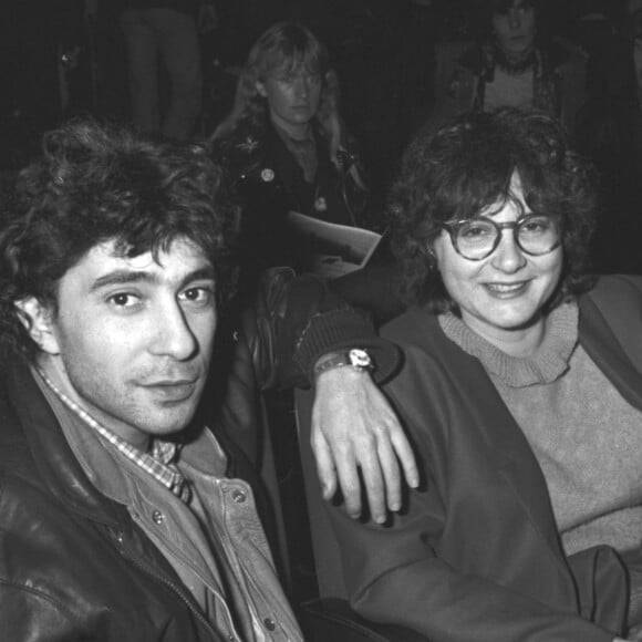 Philippe Berry et Josiane Balasko en janvier 1982 lors d'un concert de Renaud à l'Olympia à Paris. © Jean-Claude Woestelandt / Bestimage 