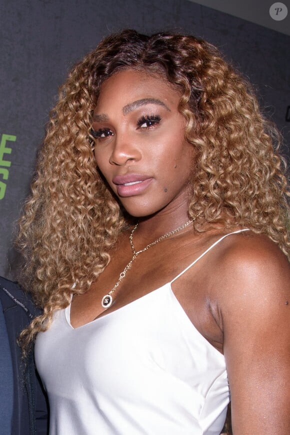 Serena Williams accompagne son mari Alexis Ohanian à l'avant-première du documentaire "The Games changers" organisée à Regal Battery Park, à New York, le 9 septembre 2019.