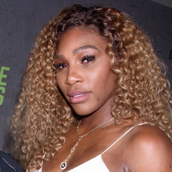 Serena Williams accompagne son mari Alexis Ohanian à l'avant-première du documentaire "The Games changers" organisée à Regal Battery Park, à New York, le 9 septembre 2019.