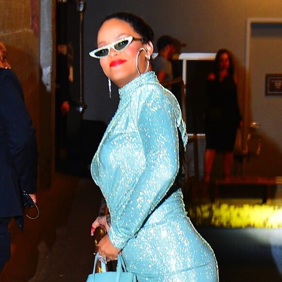 Rihanna pour le défilé Savage X Fenty lors de la Fashion Week 2019 à New York, le 10 septembre 2019.