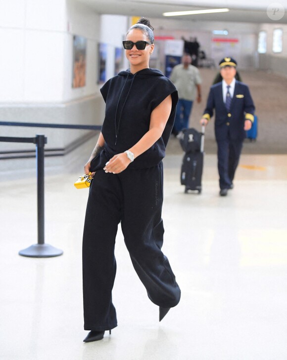 Rihanna à l'aéroport de New York le 8 septembre 2019.  