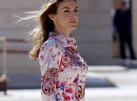 Letizia d'Espagne en robe courte et colorée... pour un look au top pour la plus belle "first lady" !