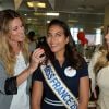 Sophie Thalmann,Vaimalama Chaves, Miss France 2019 et Camille Cerf à l'opération Charity Day chez Aurel BCG partners à Paris le 11 septembre 2019. © Veeren / Bestimage 11/09/2019 - Paris