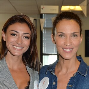 Rachel Legrain-Trapani et Linda Hardy à l'opération Charity Day chez Aurel BCG partners à Paris le 11 septembre 2019. © Veeren / Bestimage