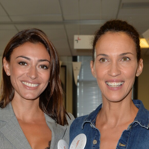 Rachel Legrain-Trapani et Linda Hardy à l'opération Charity Day chez Aurel BCG partners à Paris le 11 septembre 2019. © Veeren / Bestimage