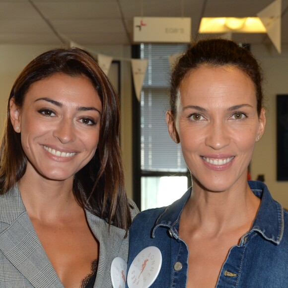 Rachel Legrain-Trapani et Linda Hardy à l'opération Charity Day chez Aurel BCG partners à Paris le 11 septembre 2019. © Veeren / Bestimage