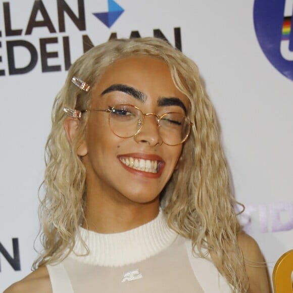 Exclusif - Bilal Hassani - Cérémonie de gala Out d'Or au Cabaret Sauvage à Paris le 18 juin 2019. Le chanteur Bilal Hassani, représentant de la France lors de l'Eurovision 2019, a remporté mardi le prix de la personnalité LGBTI de l'année remis lors de la cérémonie des Out d'or qui célèbre la visibilité des personnes LGBTI dans la sphère publique. © Marc Ausset-Lacroix/Bestimage