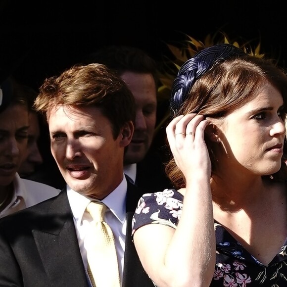 La princesse Eugenie d'York au mariage d'Ellie Goulding et Casper Jopling le 31 août 2019 à York.