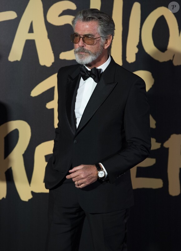 Pierce Brosnan - People au défilé de mode caritatif "Fashion For Relief" au British Museum à Londres. Le 14 septembre 2019