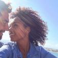 Le joueur de tennis Jérémy Chardy pose avec sa femme Susan sur Instagram le 26 juillet 2017.