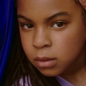 Beyoncé et sa fille Blue Ivy dans les clips vidéos de "Spirit" et "Bigger" du nouveau film "Le Roi Lion". Le 20 juillet 2019.