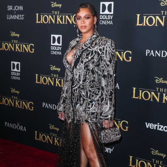 Beyoncé à la première mondiale du film "Le Roi lion" au cinéma Dolby à Hollywood le 9 juillet 2019.