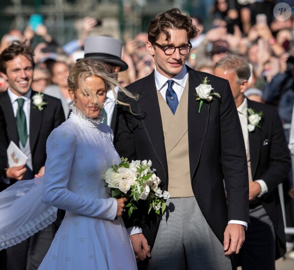 Ellie Goulding et son mari Caspar Jopling - Mariage de Ellie Goulding et Caspar Jopling en la cathédrale d'York, le 31 août 2019  Celebs seen at the wedding of Ellie Goulding and Caspar Jopling at York Minster Cathedral in York, England. 31st august 201931/08/2019 - York