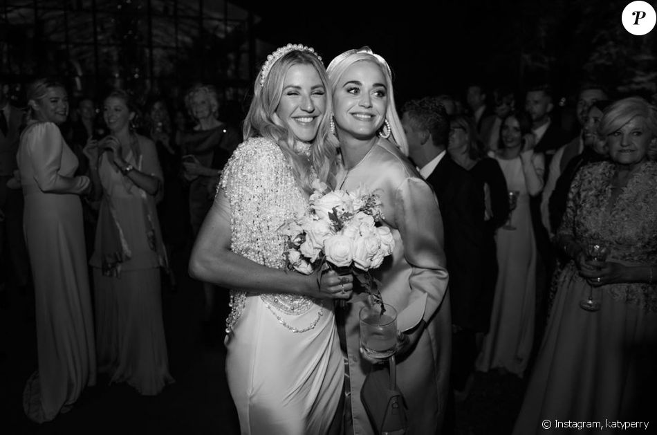 Katy Perry dévoile une photo du mariage d&#039;Ellie Goulding- 17 septembre 2019.