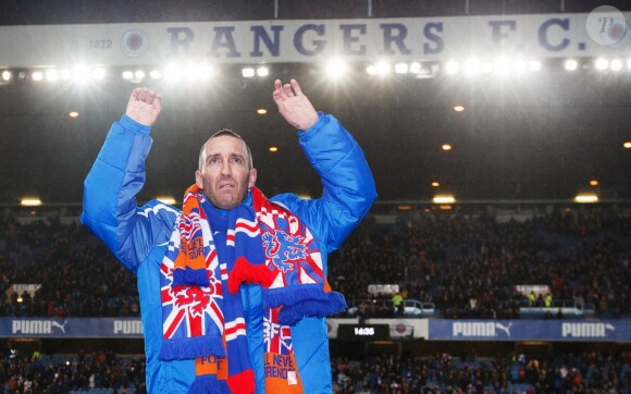 Fernando Ricksen à Glasgow en janvier 2015.