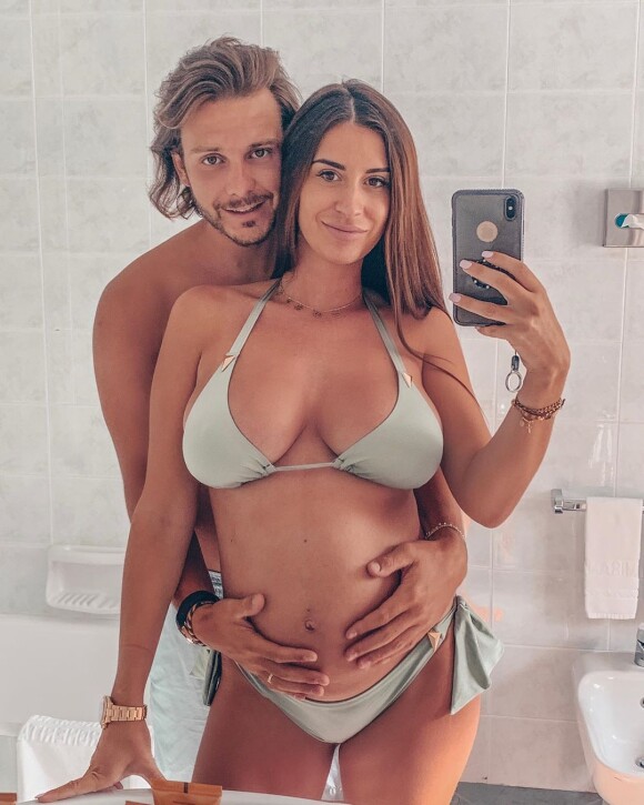 Martika enceinte avec son chéri Umberto, le 4 août 2019, sur Instagram