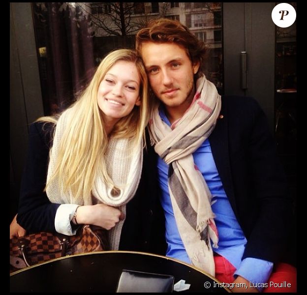 Lucas Pouille et Clémence Bertrand in love sur Instagram.