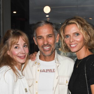 Exclusif - Julie Depardieu, Paul Belmondo et Sylvie Tellier lors de la soirée d'inauguration de la brasserie Paul Bocuse dans l'hôtel du Louvre, dans le 1er arrondissement de Paris, France, le 12 septembre 2019. © Coadic Guirec/Bestimage