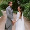 Feliciano Lopez et Sandra Gago lors de leur mariage le 20 septembre 2019 à Marbella, photographiés par un proche (source : Instagram).