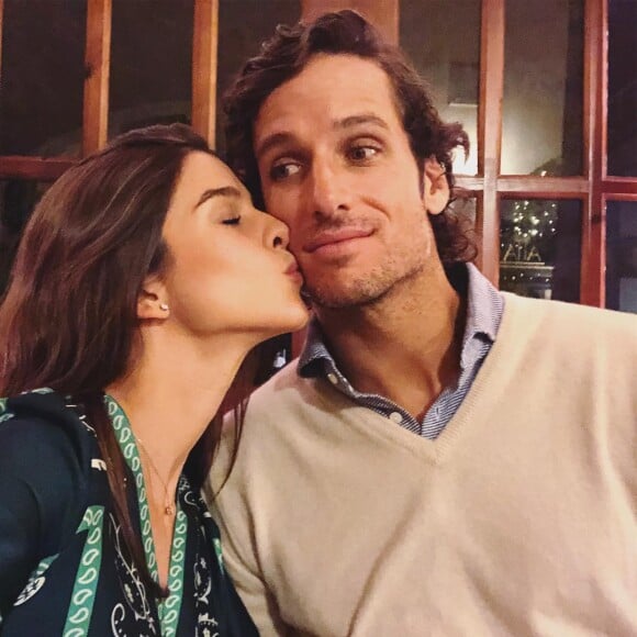 Feliciano Lopez et Sandra Gago, photo Instagram publiée pour le Nouvel An 2019.