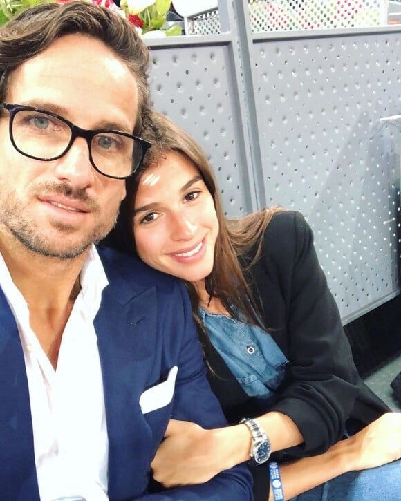 Feliciano Lopez et Sandra Gago lors du Masters de Madrid 2019. Photo Instagram.