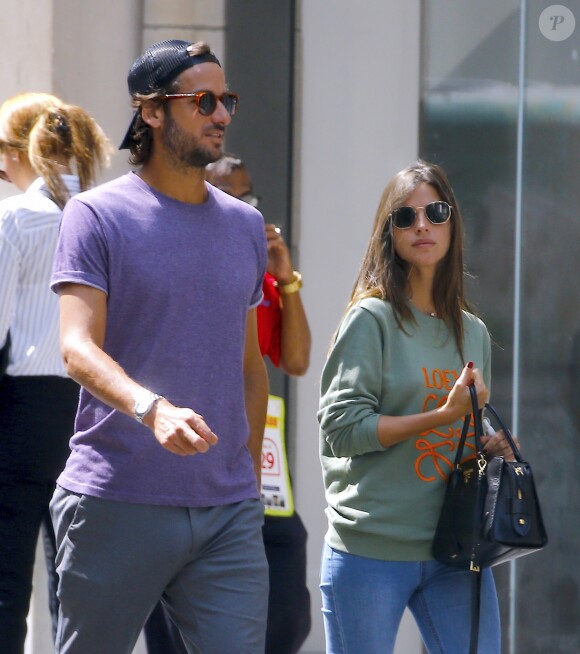 Feliciano Lopez et Sandra Gago à New York en août 2018