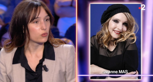 Victoria Mas dans "On n'est pas couchés" (France 2) le 21 sept 2019.
