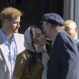  Meghan Markle, duchesse de Sussex, et le prince Harry ont visité la mosquée Auwal, la plus ancienne d'Afrique du Sud, dans le quartier de Bo-Kaap au Cap, le 24 septembre 2019 dans le cadre de leur visite officielle et de l'Heritage Day, un jour férié dans le pays. 