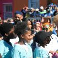  Meghan Markle, duchesse de Sussex, et le prince Harry en visite dans le quartier de Bo-Kaap au Cap, le 24 septembre 2019 dans le cadre de leur visite officielle et de l'Heritage Day, un jour férié dans le pays. 