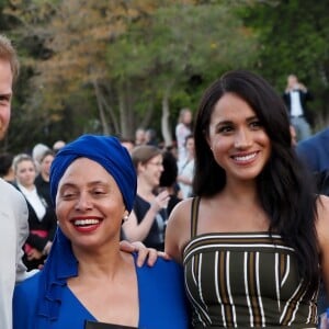 Le prince Harry, duc de Sussex, et Meghan Markle, duchesse de Sussex, se rendent à la résidence de l'ambassadeur à Cape Town, au 2 ème jour de leur visite en Afrique du Sud. Le 24 septembre 2019