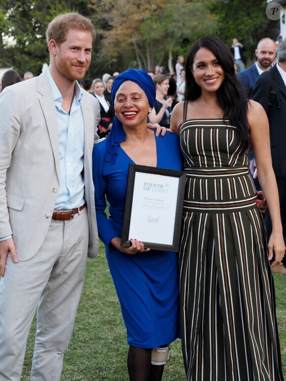 Le prince Harry, duc de Sussex, et Meghan Markle, duchesse de Sussex, se rendent à la résidence de l'ambassadeur à Cape Town, au 2 ème jour de leur visite en Afrique du Sud. Le 24 septembre 2019