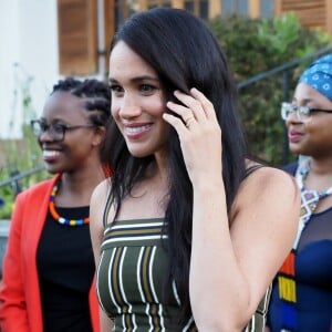 Meghan Markle, duchesse de Sussex, se rend à la résidence de l'ambassadeur à Cape Town, au 2 ème jour de leur visite en Afrique du Sud. Le 24 septembre 2019