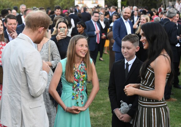 Le prince Harry, duc de Sussex, et Meghan Markle, duchesse de Sussex, se rendent à la résidence de l'ambassadeur à Cape Town, au 2 ème jour de leur visite en Afrique du Sud. Le 24 septembre 2019