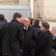 Bernard Laporte - Obsèques du jeune rugbyman Nicolas Chauvin en l'église Notre Dame d'Auteuil à Paris le 19 décembre 2018.