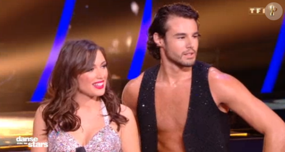 Elsa Esnoult et Anthony Colette lors du premier prime de la saison 10 de Danse avec les Stars sur TF1 le 21 septembre 2019