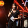 Laurie Cholewa enceinte lors de la 7ème édition du concert caritatif "Leurs voix pour l'espoir" au profil de la recherche contre le cancer du pancréas à l Olympia à Paris, France, le 1er octobre 2018. © Guillaume Gaffiot/Bestimage