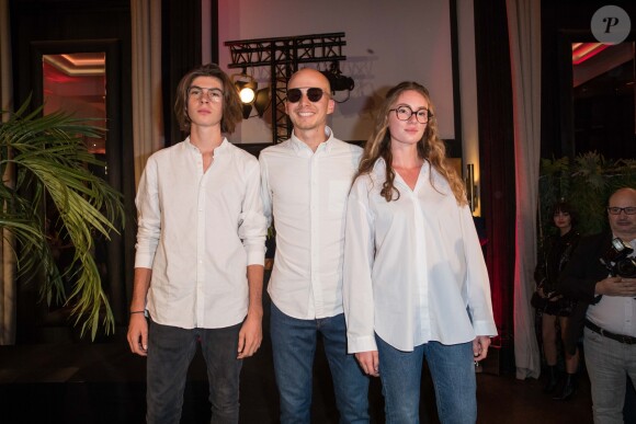 Mannequins - Soirée privée Maison Nathalie Blanc "Spéciale Silmo" au Café de l'Homme à Paris suivie d'un concert privé de B. Biolay le 27 Septembre 2019. Quatre ans après avoir lancé sa marque de lunettes de luxe, Nathalie Blanc a reçu le prix spécial du jury 2018 avec un Silmo d'Or lors du Salon international des Professionnels de l'Optique et de la Lunetterie. Cette créatrice française plébiscitée par les opticiens du monde entier connaît une croissance fulgurante de sa start-up. © Cyril Moreau / Bestimage 27/09/2019 - Paris