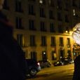 Claude Chirac très émue et son mari Frédéric Salat-Baroux ont tenu à remercier les Français qui faisaient la queue pour se rendre aux Invalides pour rendre un dernier Hommage à Jacques Chirac le 29 septembre 2019. © Cyril Moreau/Bestimage