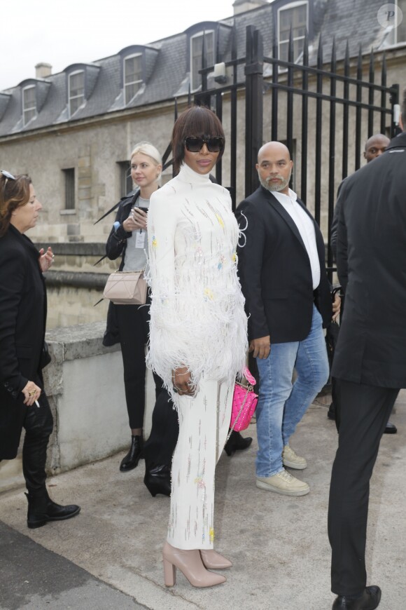 Naomi Campbell arrive à l'Hôtel National des Invalides pour assister au défilé Valentino "collection Prêt-à-Porter Printemps/été 2020" lors de la Fashion Week de Paris (PFW), le 29 septembre 2019. © Veeren Ramsamy - Christophe Clovis / Bestimage
