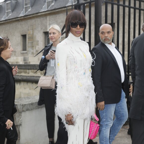 Naomi Campbell arrive à l'Hôtel National des Invalides pour assister au défilé Valentino "collection Prêt-à-Porter Printemps/été 2020" lors de la Fashion Week de Paris (PFW), le 29 septembre 2019. © Veeren Ramsamy - Christophe Clovis / Bestimage