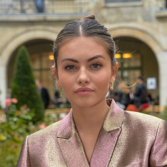 Thylane Blondeau assiste au défilé Paul & Joe "Collection Prêt-à-Porter Printemps/Eté 2020" lors de la Fashion Week de Paris (PFW), le 29 septembre 2019. © Veeren Ramsamy - Christophe Clovis / Bestimage