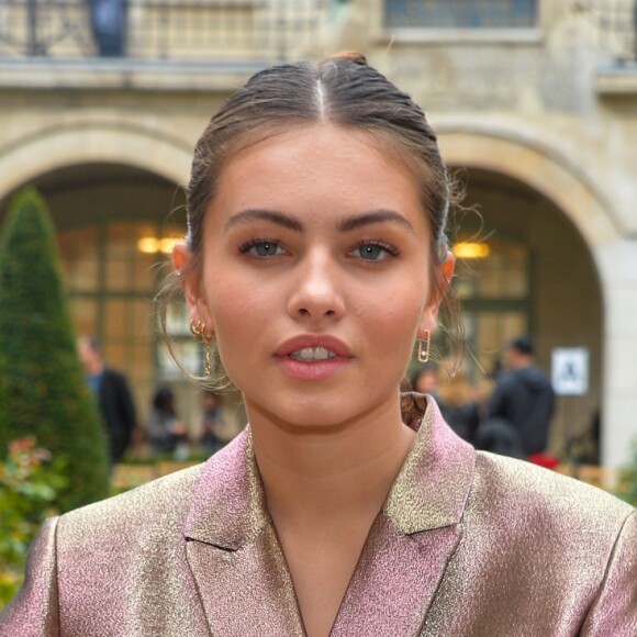 Thylane Blondeau assiste au défilé Paul & Joe "Collection Prêt-à-Porter Printemps/Eté 2020" lors de la Fashion Week de Paris (PFW), le 29 septembre 2019. © Veeren Ramsamy - Christophe Clovis / Bestimage