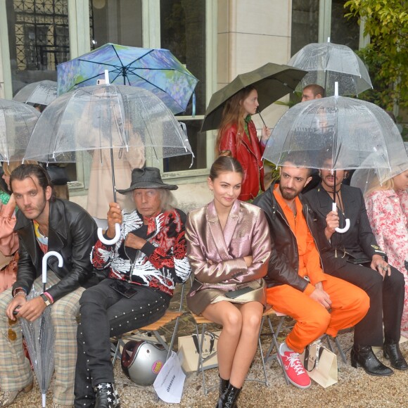 James Goldstein, Thylane Blondeau et Lottie Moss assistent au défilé Paul & Joe "Collection Prêt-à-Porter Printemps/Eté 2020" lors de la Fashion Week de Paris (PFW), le 29 septembre 2019. © Veeren Ramsamy - Christophe Clovis / Bestimage