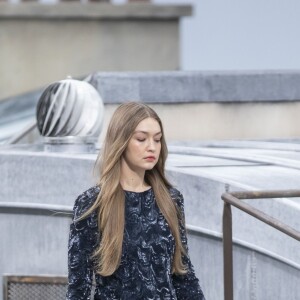 Gigi Hadid - Défilé de mode "Chanel", collection PAP printemps-été 2020 au Grand Palais à Paris. Le 1er octobre 2019.