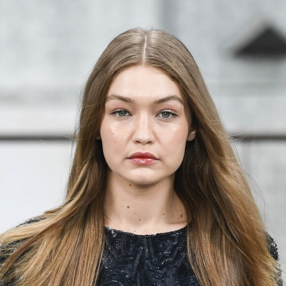 Gigi Hadid - Défilé de mode "Chanel", collection PAP printemps-été 2020 au Grand Palais à Paris. Le 1er octobre 2019.