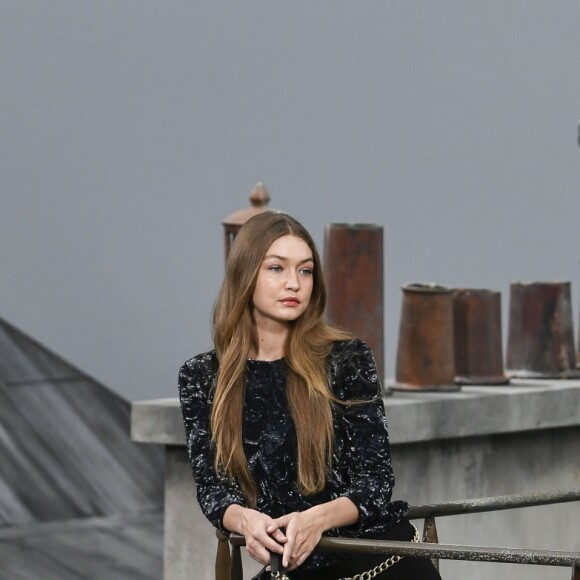 Gigi Hadid - Défilé de mode "Chanel", collection PAP printemps-été 2020 au Grand Palais à Paris. Le 1er octobre 2019.
