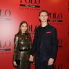 Ansel Elgort et sa compagne Violetta Komyshan à la soirée de lancement du parfum Ralph Lauren "Polo Red Rush" à Sao Paulo, le 25 avril 2019.