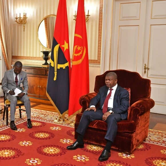 Le prince Harry, duc de Sussex - Audience avec le président João Lourenço au palais présidentiel de Luanda, en Angola, le sixième jour de la tournée royale en Afrique. Luanda, le 28 septembre 2019.