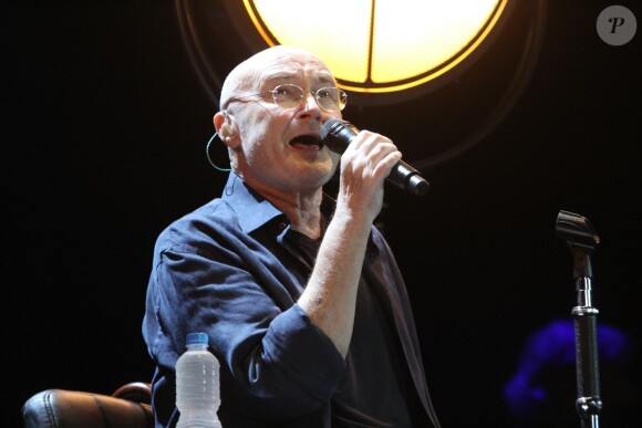 Phil Collins en concert à Sao Paulo au Brésil. Le 24 février 2018.
